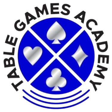 Table Games Academy Fresno CA Professional Training Casino Dealer Logo Transparent BG 1